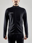 Craft Training Jacket Evolve Full Zip - durable mid-layer jacket made of stretch material - black Men
